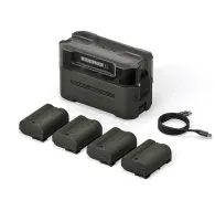 Зарядная станция Tilta EN-EL15C с 4 слотами и 4 аккумуляторами, зарядка с USB-C кабелем - компактный переносной зарядный блок для Nikon и совместимых батарейЗарядная станция Tilta EN-EL15C с 4 слотами и 4 аккумуляторами, зарядка с USB-C кабелем - компактный переносной зарядный блок для Nikon и совместимых батарей