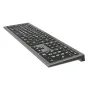 LogicKeyboard XLPrint ASTRA 2 Mac keyboard with large white-on-black print keys, backlit for low vision users, featuring built-in USB 3.0 hub and scissor-switch keys for quiet typing