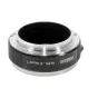 Адаптер Metabones ALPA к E-mount T с черным матовым покрытием, текстурированной ручкой, красной меткой для выравнивания и гравировкой названия бренда.