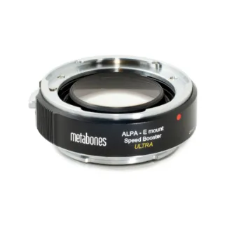 Адаптер Metabones ALPA к E-mount Speed Booster ULTRA 0.71x с улучшенной оптикой для повышения качества изображения и расширения угла обзора.