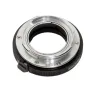 Адаптер Metabones ALPA к Leica M 6-битный черный матовый - вид сбоку с рифленой накладкой и крепежными винтами