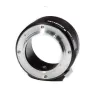Metabones Arriflex uz Micro Four Thirds adapteris ar satīna melnu apdari, precīzi izgatavots no bronzas un alumīnija, redzama Micro Four Thirds montāžas puse