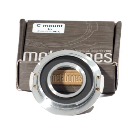 Metabones C-mount uz E-mount/NEX adapteris Hromēts