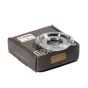 Metabones chrome C-mount to E-mount adapter in original packaging, featuring precision brass construction and Smart Adapter technology for seamless lens compatibility