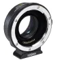 Адаптер Metabones T Speed Booster ULTRA 0.71x для переходника Canon EF на EOS M с открытым креплением объектива, матовым черным антибликовым внутренним покрытием и съемной Arca-типой штативной ножкой.