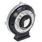 Адаптер Metabones Canon EF к Micro Four Thirds T CINE Speed Booster XL 0.64x с детальным видом оптических элементов и интерфейсом крепления EF объектива