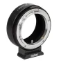 Metabones Canon FD uz Nikon Z montāžas adapteris ar noņemamu Arca-tipa stativpēdu, precīzi izgatavots no misiņa un alumīnija, ar flocētu iekšpusi, lai samazinātu atspīdēšanu.