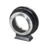 Адаптер Metabones Canon FD к Fuji X-mount MB_FD-X-BT1 с отъемной Arca-типом, матовой черной отделкой, вид сбоку