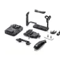 Tilta Camera Cage for Canon C50 Power Kit - Modular black aluminum cage with V-Mount battery plate, adjustable swivel base, and accessory mounting points for professional videography.