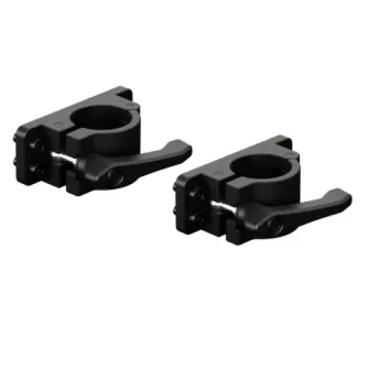 Tilta TC-MC-B melni montāžas knaģi Boulder kameru ratiņiem - droša 35mm piederumu fiksācija ar rokturi