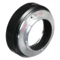 Metabones Contax G uz Sony E-mount T adapteris ar satīna melnu apdari un precīzu bronzas konstrukciju, ar manuālu fokusa gredzenu un apsūtu iekšpusi, lai samazinātu spīduma efektus
