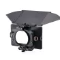 Tilta Mirage Pro matēks blakus komplekts ar atvērtu augšējo karogu, 15mm stiebra montāža un sprauga 114mm objektīviem