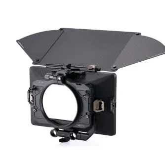 Tilta Mirage Pro matēks blakus komplekts ar atvērtu augšējo karogu, 15mm stiebra montāža un sprauga 114mm objektīviem