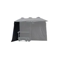 Tilta Sunshade for Boulder Camera Cart, 2-Panel Black design with magnetic panel connections and ground-reaching structure for glare-free outdoor video monitoring.Tilta Sunshade for Boulder Camera Cart, 2-Panel Black design with magnetic panel connections and ground-reaching structure for glare-free outdoor video monitoring.