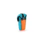 Tilta Fe Crossbody Bag in a two-tone turquoise and orange design, featuring a durable aluminum S-carabiner for secure attachment, ideal for compact cameras and accessories.