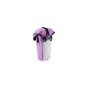 Tilta Fe Crossbody Bag in purple made from durable recycled ECOPAK fabric, featuring a strong aluminum carabiner hook for secure attachment to gear or clothing