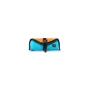 Tilta Fe Ecopak glasses carrying case with magnetic buckle and Duraflex ring for attachment, made from eco-friendly recycled material, featuring a turquoise and orange color scheme.
