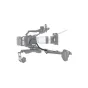 Tilta Handgrip Extender ES-T20-HE for Sony FX6 with coiled cable, ergonomic grip and shoulder rig setup from a top-down view