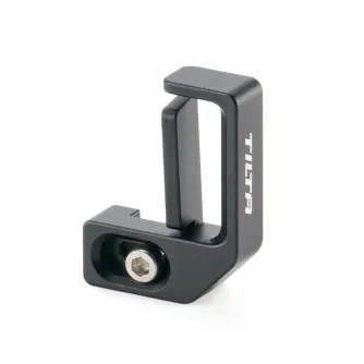 Tilta melnais HDMI kabeļu fiksators Sony a1 II/a9 III kameru korpusiem - drošs sānu kabeļu turētājs ar izturīgu alumīnija un tērauda konstrukciju