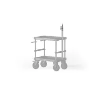 Стойка Tilta Heavy Duty Baby Pin, установленная на тележке Boulder Camera Cart TC-HBS-S, с прочным алюминиевым каркасом и регулируемой высотой для профессионального использования в киноиндустрии.Стойка Tilta Heavy Duty Baby Pin, установленная на тележке Boulder Camera Cart TC-HBS-S, с прочным алюминиевым каркасом и регулируемой высотой для профессионального использования в киноиндустрии.