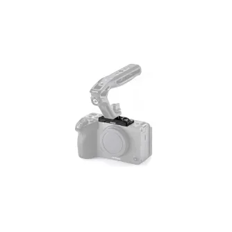 Крепёжная пластина Tilta для горячего башмака Sony FX3/FX30 V2 - чёрная алюминиевая пластина, обеспечивающая дополнительные монтажные точки и доступ к горячему башмаку.