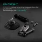 Комплект Tilta Hydra Alien Mini Master Kit в бежевом цвете пустыни с полным набором деталей: электронная присоска, амортизирующая рука, грузик и крепежные кронштейны для стабилизации.