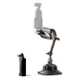 Tilta Hydra Alien Mini Ultimate Kit in Desert Beige with hydraulic shock-absorbing arm, 4.5-inch smart suction cup, and remote control for seamless action camera stabilization on vehicles or handheld use