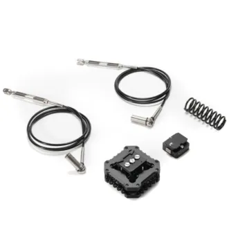 Комплект модификации Tilta Hydra Arm Mini для DJI Ronin 2 с головками стальных проволочных амортизаторов, усиленной пружиной, быстрозажимным адаптером для Ronin 2 и двумя стальными тросами по 2 метра для увеличения грузоподъемно