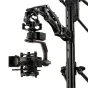 Tilta Hydra Shock Absorbing Arm Pro Kit with camera gimbal mounted, showcasing robust hydraulic damping for smooth professional video shots.
