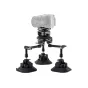 Tilta Hydra x Dan Ming Speed Pan System Base Kit with DSLR camera mounted on a rotating gear base for high-speed panning shots