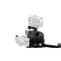 Tilta Hydra speed pan system base with geared ring and clean cable pass-through, compatible with action cameras like Insta360 Ace Pro 2 for high-speed pans