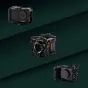 Tilta Hydra x Dan Ming Speed Pan System Pro Kit sastāvdaļas: profesionāls kameru montāžas risinājums ar elektroniskajiem pievilkšanas kausiem, artikulējamajiem rokmieņiem un 360° rotējošu bāzi ātrām dinamiskām uzņemšanām ar maks