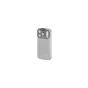 Tilta Khronos 17mm thread lens adapter for iPhone 17 Pro with built-in LED lights, sleek Space Gray side view