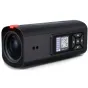 TelyCam Vision+ 4KZ BK box camera with 20X optical zoom and NDI HX3 streaming support, front-left view showing lens and control panel with touchscreen