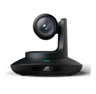TelyCam Vision+ SE PTZ kamera melnā krāsā ar modernu dizainu, izteiktu objektīvu un zaļu statusa gaismu, skatīta no nedaudz paaugstināta priekšējā kreisā leņķa.TelyCam Vision+ SE PTZ kamera melnā krāsā ar modernu dizainu, izteiktu objektīvu un zaļu statusa gaismu, skatīta no nedaudz paaugstināta priekšējā kreisā leņķa.