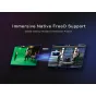 Камера TelyCam Vision+ SE 4K PTZ с поддержкой протокола FreeD для виртуального производства, демонстрирующая автотрекинг и HDMI-выход в профессиональной студийной обстановке