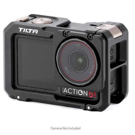 Полная камера-кадровая конструкция Tilta для DJI Osmo Action 5 Pro черного цвета