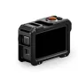 Tilta Full Camera Cage for DJI Osmo Action 6 - Black front view with cold shoe mount and extended recording button