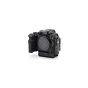 Tilta pilna kameras kārba Sony Alpha 7 V, ar kabeļa fiķatoru un Arca-Swiss saderīgu pamatplāti, melnā krāsā