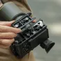 Tilta Full Camera Cage for Sony FX2 featuring modular accessory mounting points and ARCA-compatible bottom plate