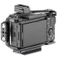 Tilta Full Camera Cage for Sony ZV-E10 II in black, featuring ergonomic grip, NATO rail, and cold shoe, designed for vlogging and video production.