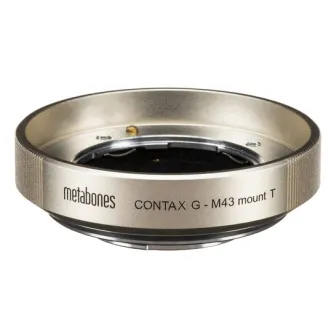 Золотой адаптер Metabones для объективов Contax G на камеры Micro Four Thirds с точной бронзовой конструкцией и сатиновым покрытием для профессиональной фотографии