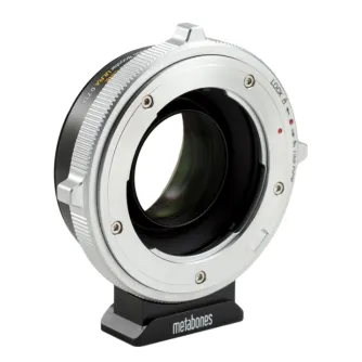Metabones Contax Yashica CY to Sony E-mount Speed Booster ULTRA adapter with precision brass build, 0.71x focal reducer, and detachable Arca-type tripod foot