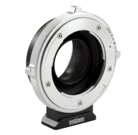 Metabones Contax Yashica CY to Fuji X-mount Speed Booster adapter with 0.71x focal reducer, satin brass finish, positive-lock mount, and detachable Arca-type tripod footMetabones Contax Yashica CY to Fuji X-mount Speed Booster adapter with 0.71x focal reducer, satin brass finish, positive-lock mount, and detachable Arca-type tripod foot