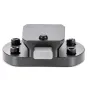 Tilta HDA-T18-MA-R2 Mount Adapter for DJI Ronin 2 to Hydra Alien Pro Arm, featuring a push-button quick-release mechanism and four M6 screw holes.