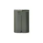 Tilta DMW-BLK22 2400mAh USB-C rechargeable camera battery featuring a USB-C input, indicator light, and sleek matte black and greenish-gray design.