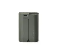 Tilta DMW-BLK22 2400mAh USB-C rechargeable camera battery featuring a USB-C input, indicator light, and sleek matte black and greenish-gray design.Tilta DMW-BLK22 2400mAh USB-C rechargeable camera battery featuring a USB-C input, indicator light, and sleek matte black and greenish-gray design.