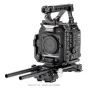 Tilta ES-T22-B Advanced Kit for Canon C400 camera cage featuring a modular aluminum structure, 7.8-inch rods, top handle, and multifunctional back plate for professional filmmaking.