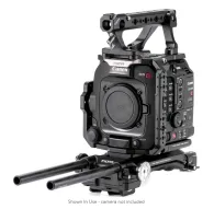 Tilta ES-T22-B Advanced Kit for Canon C400 camera cage featuring a modular aluminum structure, 7.8-inch rods, top handle, and multifunctional back plate for professional filmmaking.Tilta ES-T22-B Advanced Kit for Canon C400 camera cage featuring a modular aluminum structure, 7.8-inch rods, top handle, and multifunctional back plate for professional filmmaking.