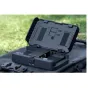 Insta360 Portable Charging Case INST110-64 open view with two battery slots, two microSD card slots, and LED indicators for battery status, designed for Ace, Ace Pro, X3, X4 models.